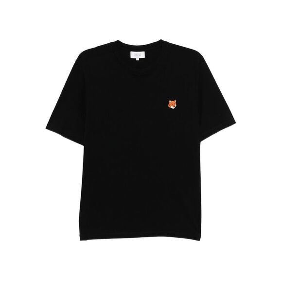 Maison Kitsuné Black T-Shirts & Vests - T-Shirts Men